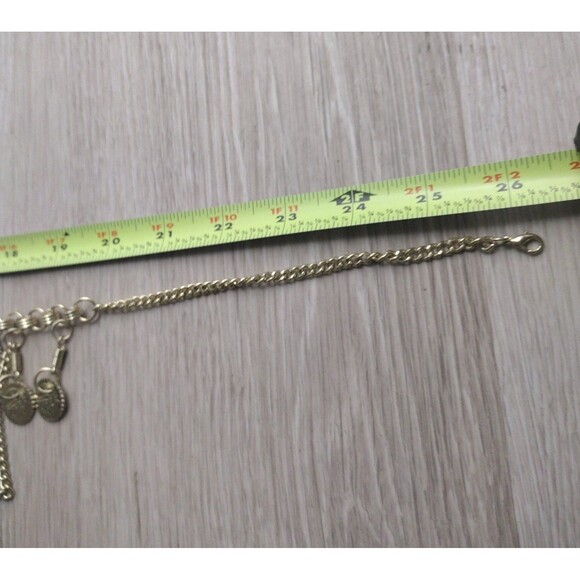 Bohemian Cha-Cha Gold Tone Chain/Coin Necklace - Fun - New - Picture 6 of 9